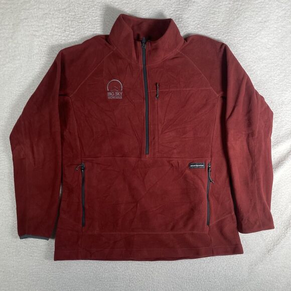 Artilect Systems Fleece Pullover Mens Large A/SYS-2 Primaloft Red/Orange 1/2 Zip - Picture 1 of 16